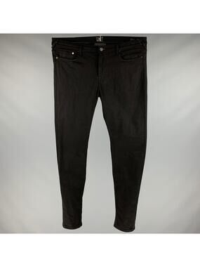 PAUL SMITH Size 36 Black Cotton Blend Jeans
